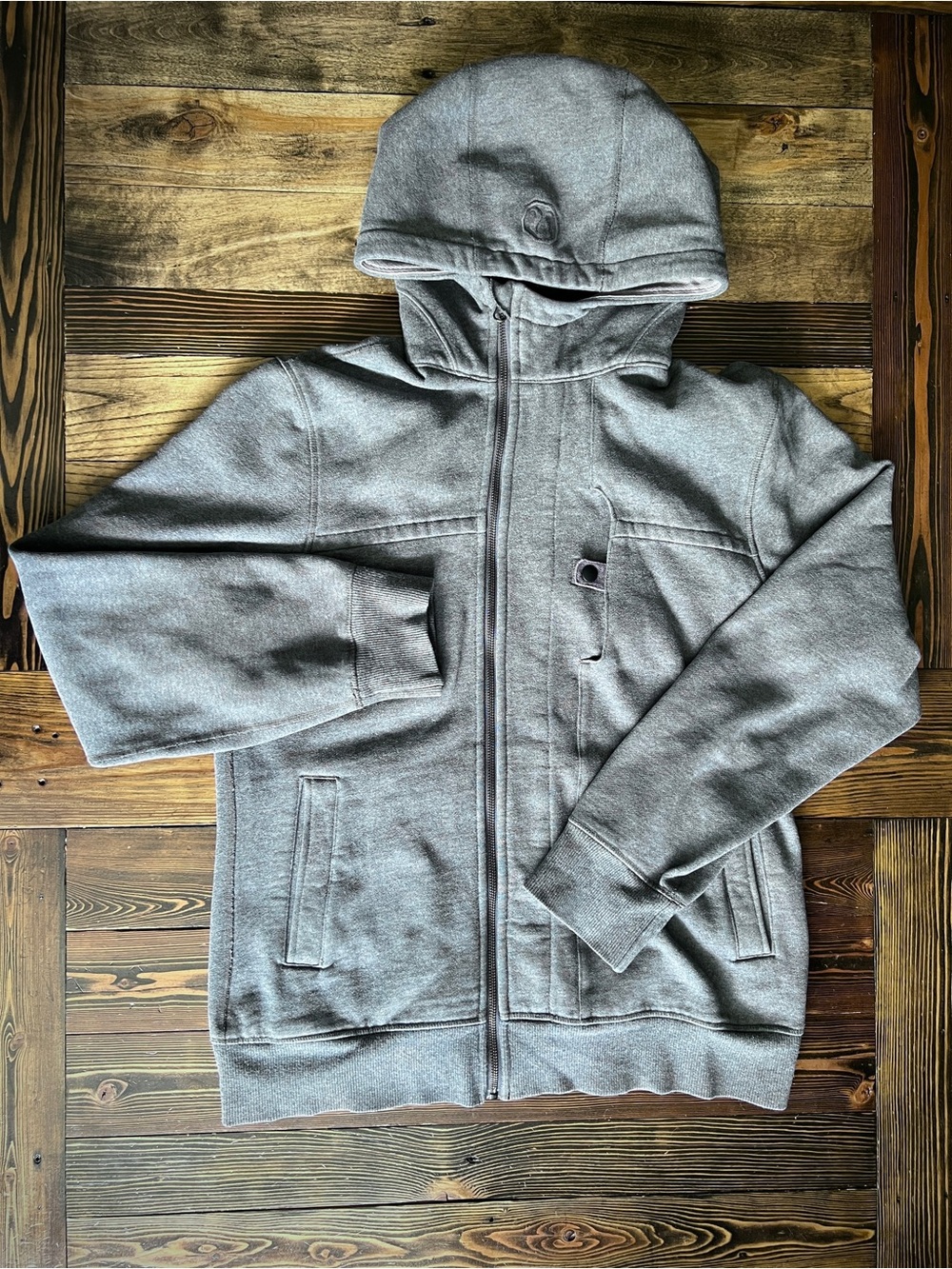 LULULEMON • West Coast Hoodie Heathered Dark Slate Grey men’s Large athleisure